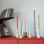 Striped Dinner Candles by Yod and Co. Candles yod and co