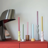 Striped Dinner Candles by Yod and Co. Candles yod and co