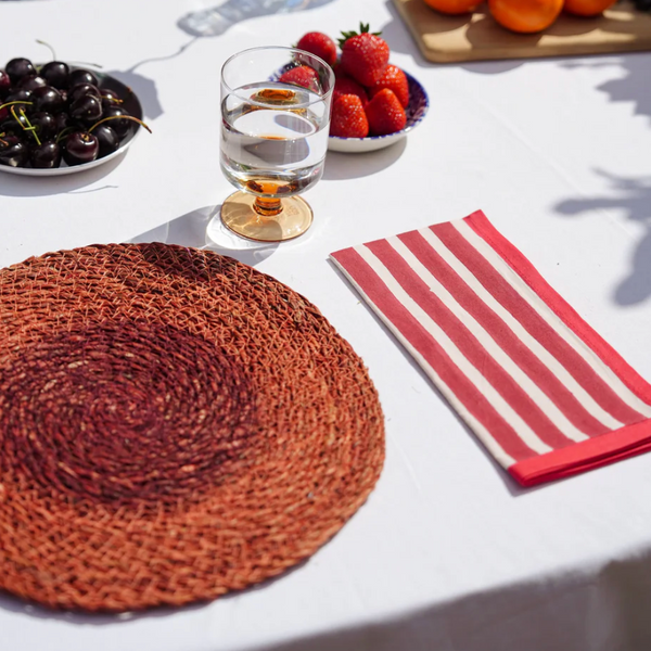 Block Striped Napkins by Yod and Co. dinner napkins yod and co   