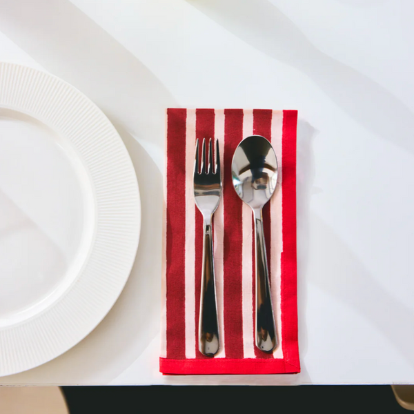 Block Striped Napkins by Yod and Co. dinner napkins yod and co   