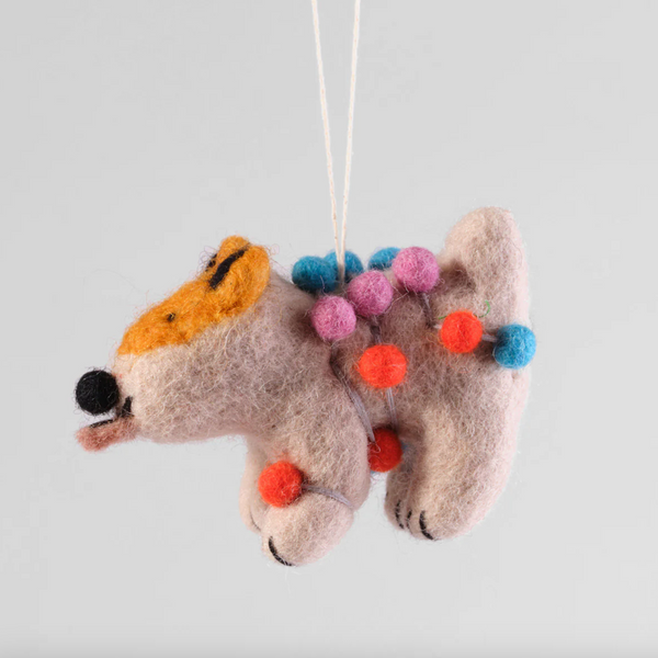 "Willa" Felt Ornament - Wrap Magazine Holiday Ornaments Wrap Magazine