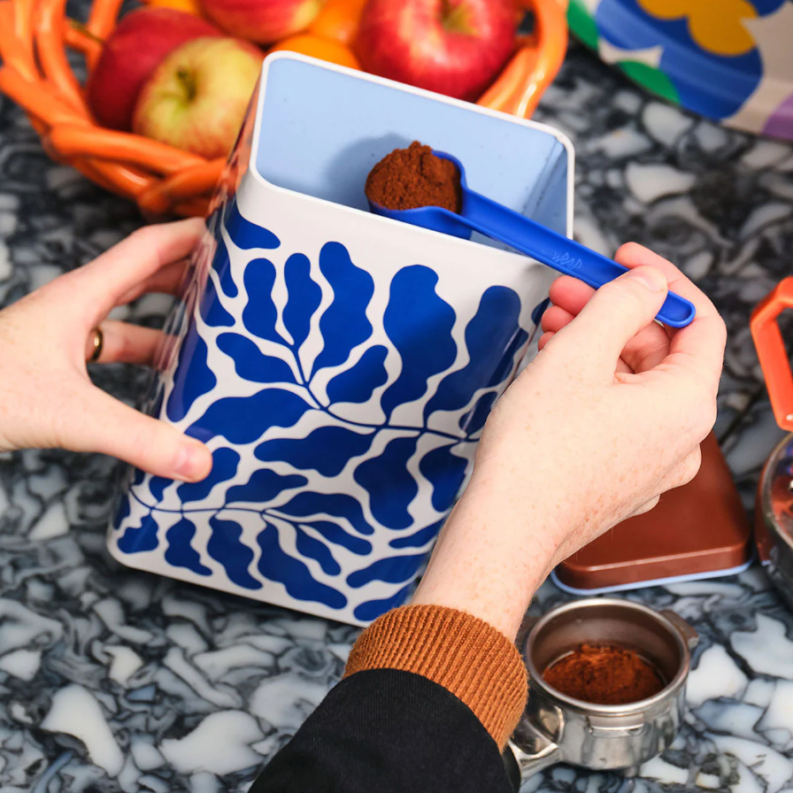 Leaves Coffee Tin - Linnéa Andersson for Wrap Magazine Container Wrap Magazine