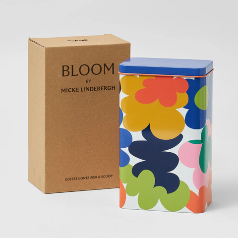 Abstract Flowers Coffee Tin - Micke Lindebergh for Wrap Magazine