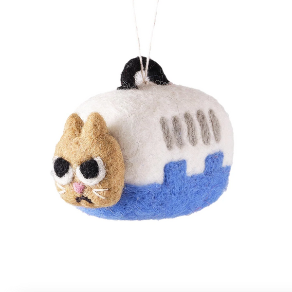 "Coco" Felt Ornament by Wrap Magazine