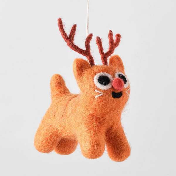 "Rudy" Felt Ornament by Wrap Magazine