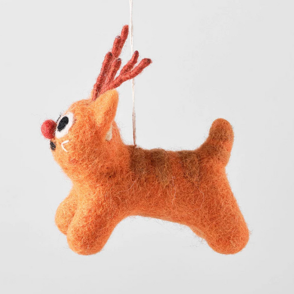 "Rudy" Felt Ornament by Wrap Magazine