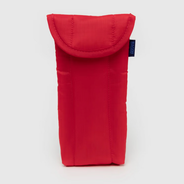 Puffy Glasses Sleeve by Baggu Bags + Wallets Baggu Candy Apple