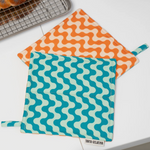 Pot Holder by Tarta Gelatina pot holder TARTA GELATINA Cookie Dough: Orange/Green