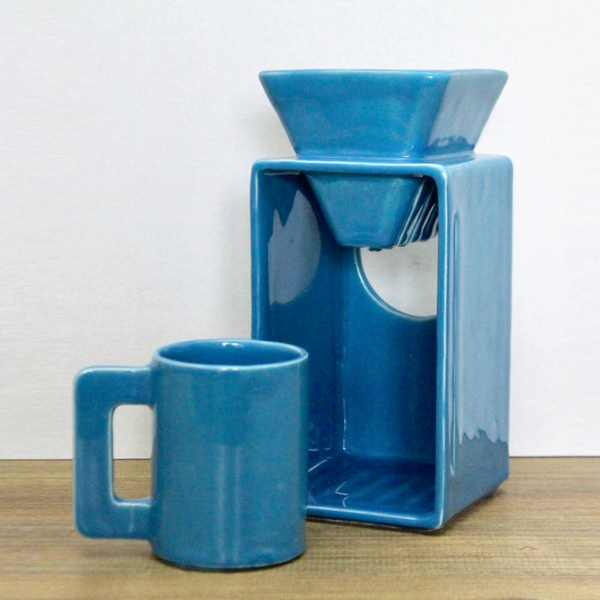 Ceramic Pour Over Coffee Maker by Object Rights Coffee Makers Object Rights Blue