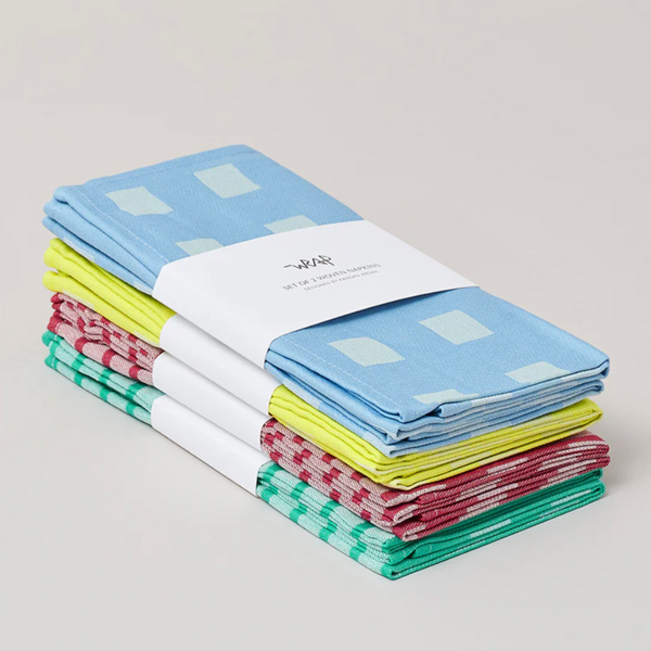 Woven Napkins by Kangan Arora x Wrap dinner napkins Wrap Magazine