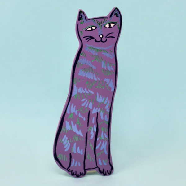 Cat Bookmark by Ark Colour Design bookmark ark colour Purple