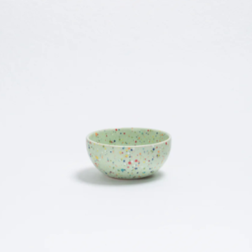 3.75" Speckled Ceramic Mini Bowl by Egg Back Home bowl egg back home GREEN