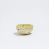 3.75" Speckled Ceramic Mini Bowl by Egg Back Home bowl egg back home YELLOW