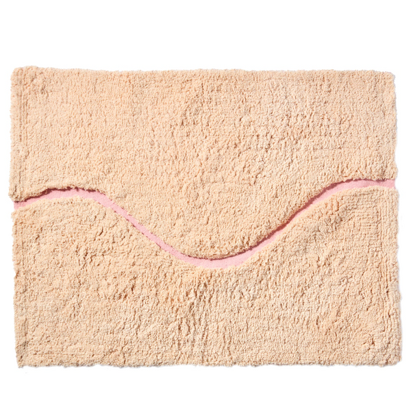 Atlas Cloud Bath Mat by Quiet Town - 31" x 24" Bath Mats & Rugs Quiet Town Bath 31"x24" Orange - Pink + Peach