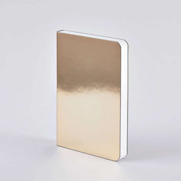 Metallic Vinyl Notebooks by Nuuna notebook NUUNA Gold