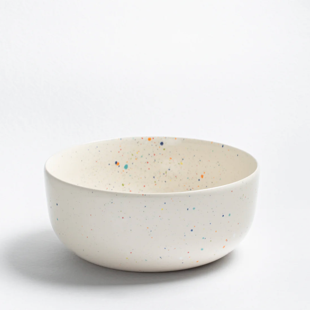 Speckled Ceramic Salad Bowl by Egg Back Home Serving Bowl egg back home White