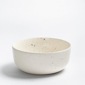 Speckled Ceramic Salad Bowl by Egg Back Home Serving Bowl egg back home White