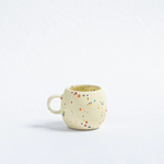 Speckled Ceramic Espresso Ball Mugs by Egg Back Home - 90 ml Mugs egg back home YELLOW