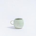Speckled Ceramic Espresso Ball Mugs by Egg Back Home - 90 ml Mugs egg back home GREEN