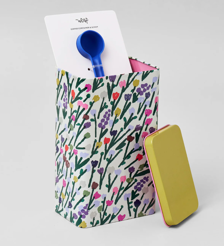 Meadow Coffee Tin - Rozalina Burkova for Wrap Magazine Container Wrap Magazine