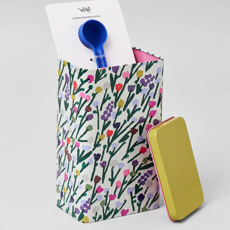 Meadow Coffee Tin - Rozalina Burkova for Wrap Magazine Container Wrap Magazine