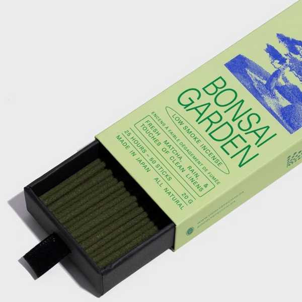 Low Smoke Incense by Oddly Specific Incense CANDID HOME Bonsai Garden