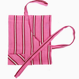 Raspberry Stripe Apron by Mosey Me APRON mosey me