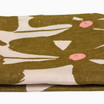 Olive Poppy Tablecloth by Mosey Me Tablecloth mosey me