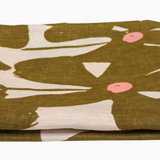 Olive Poppy Tablecloth by Mosey Me Tablecloth mosey me