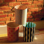 Pattern Bin by Areaware x Dusen Dusen trash bin areaware