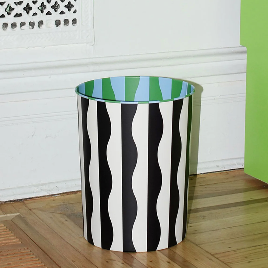Pattern Bin by Areaware x Dusen Dusen trash bin areaware River Bin