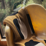 "Equinox" Recycled Cotton Throw by Happy Habitat Throw Blankets Happy Habitat