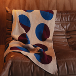 "Equinox" Recycled Cotton Throw by Happy Habitat Throw Blankets Happy Habitat