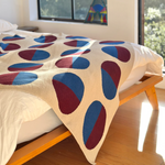 "Equinox" Recycled Cotton Throw by Happy Habitat Throw Blankets Happy Habitat