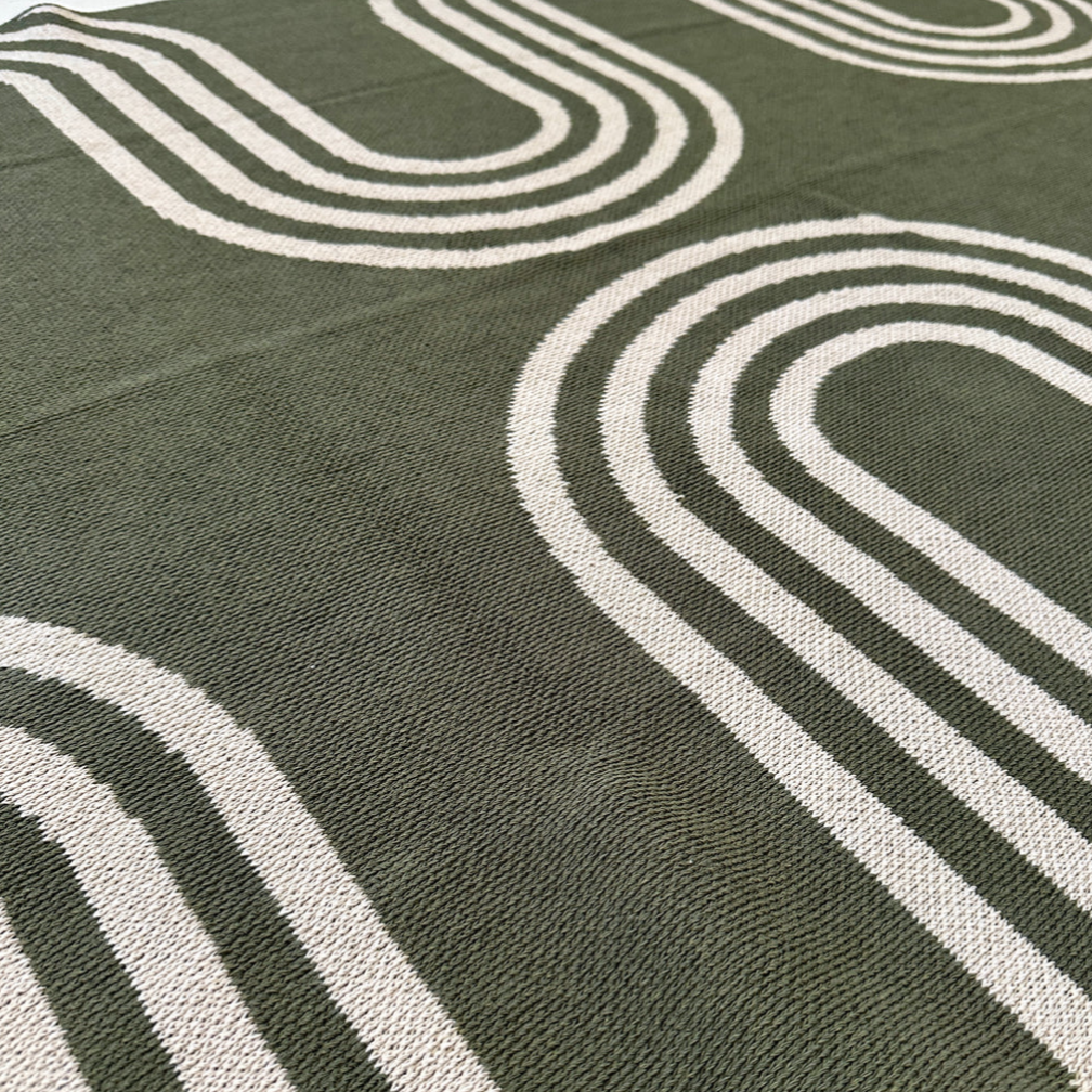 "78th St" Recycled Cotton Throw by Happy Habitat Blankets Happy Habitat