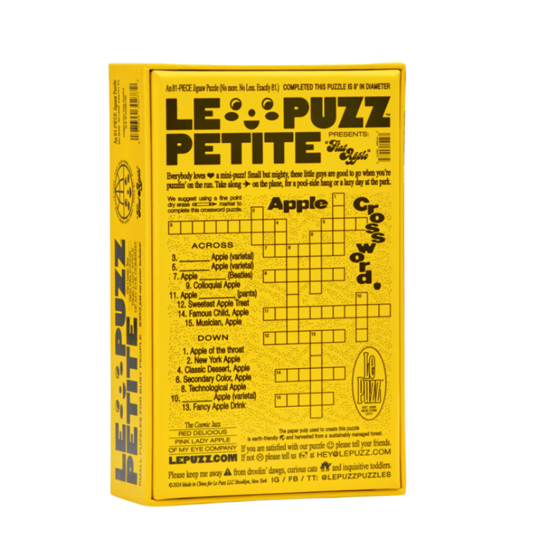 Le Puzz Mini Puzzle - Flat Apple Jigsaw Puzzles le puzz