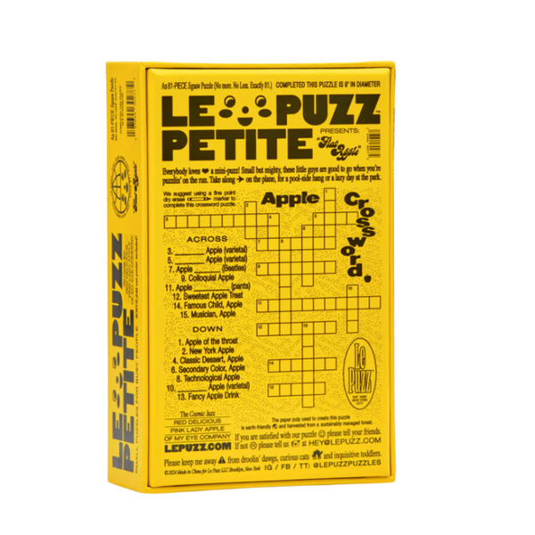 Le Puzz Mini Puzzle - Flat Apple Jigsaw Puzzles le puzz