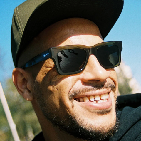 The Speedway in Crystal Seaweed Bio Polarized by Crap Eyewear Sunglasses crap