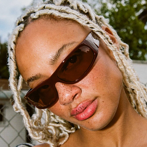 The Speed Charm in Mahogany Bio by Crap Eyewear Sunglasses crap