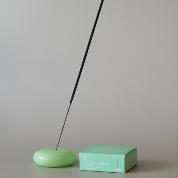 Bubble Incense Holder by Botanica INCENSE HOLDER BOTANICA Jade Milk Glass