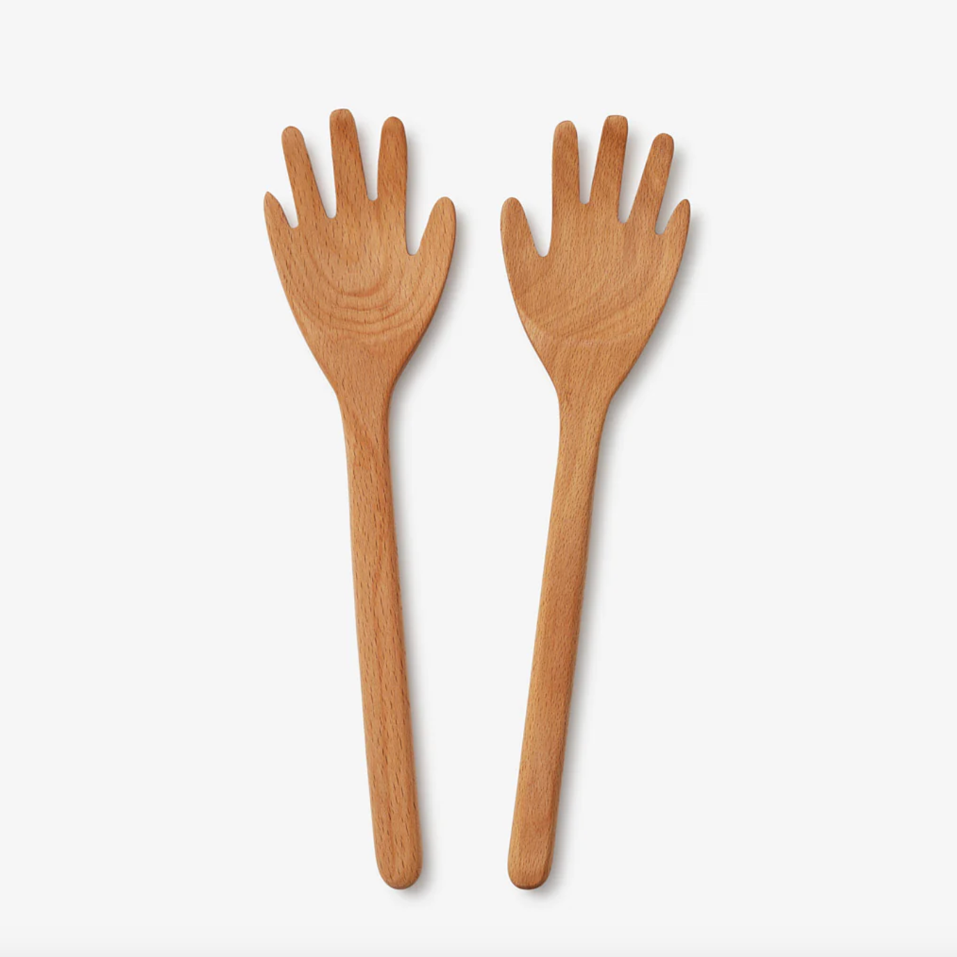 Serving Friends by Selena Liu x Areaware Salad Serving Spoons areaware Hands