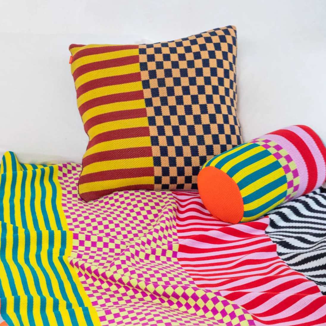 "Patch" Reversible Pillow Cover By Verloop Pillowcases & Shams Verloop