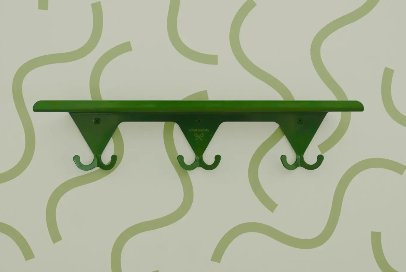 Wall Rack by Scout Regalia wall hooks scout regalia Fern Green