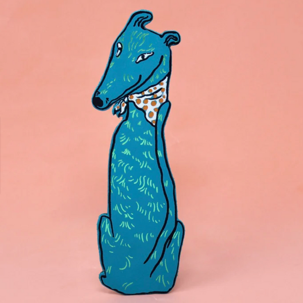 Dog Bookmark by Ark Colour Design bookmark ark colour Turquoise