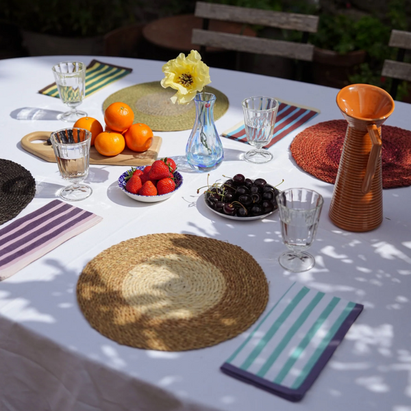 Block Striped Napkins by Yod and Co. dinner napkins yod and co