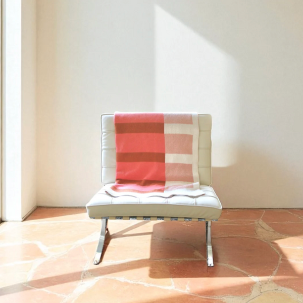 "Layers" Recycled Cotton Throw by Happy Habitat Throw Blankets Happy Habitat