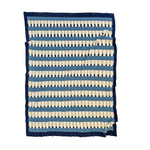 "Tatami" Recycled Cotton Throw by Happy Habitat Throw Blankets Happy Habitat