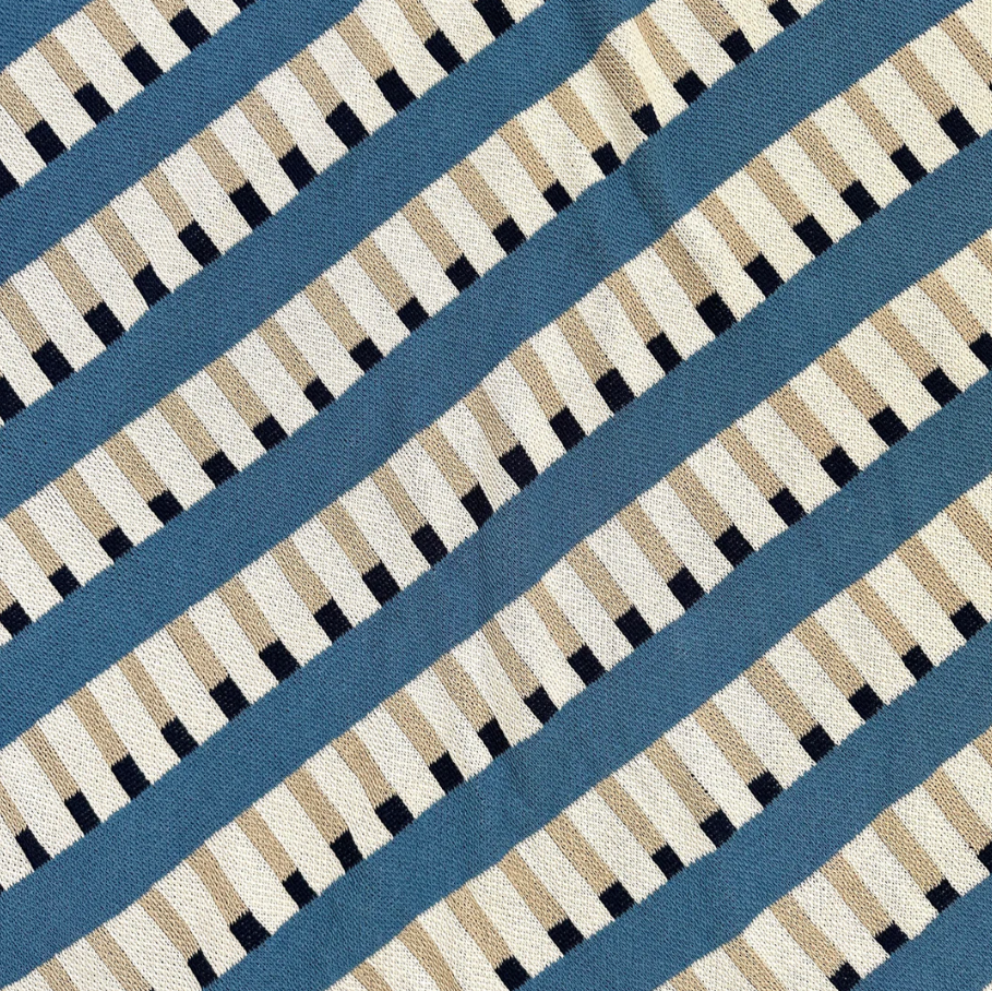 "Tatami" Recycled Cotton Throw by Happy Habitat Throw Blankets Happy Habitat