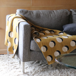 "Eclipse" Recycled Cotton Throw by Happy Habitat Throw Blankets Happy Habitat