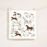 Printed Linen Napkin Set by Elana Gabrielle napkins Elana Gabrielle Wild Horses Set